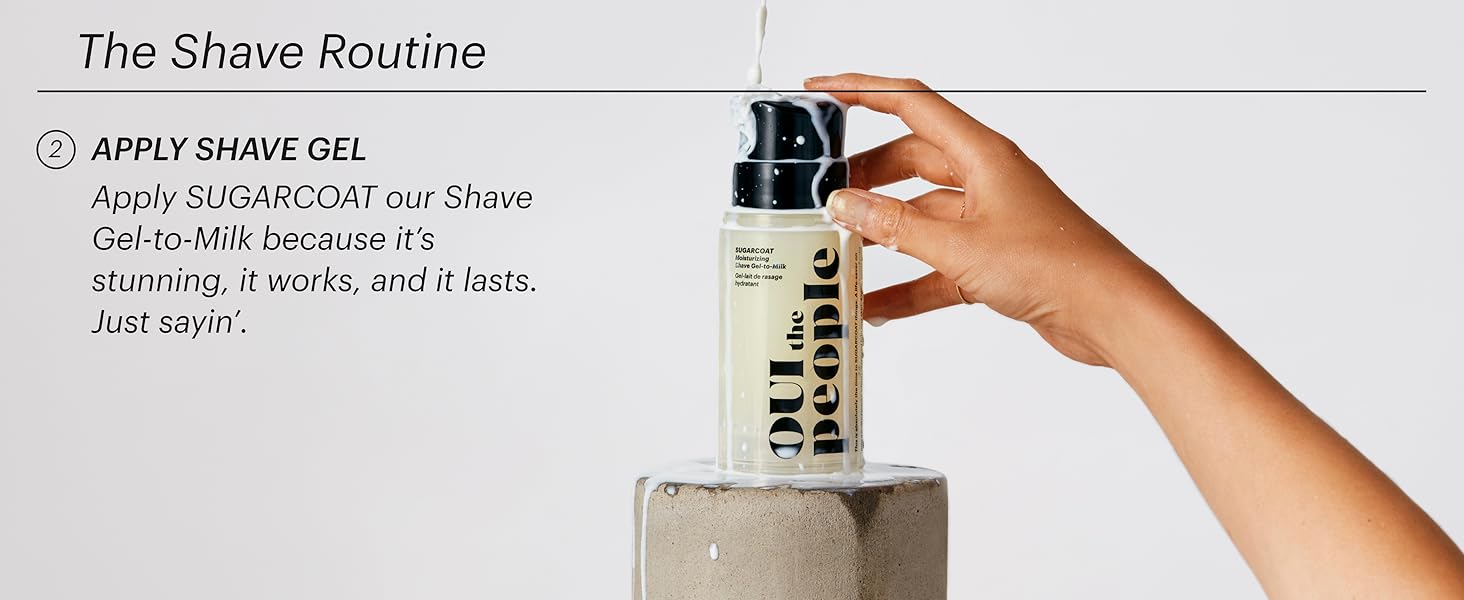 Apply Shave Gel