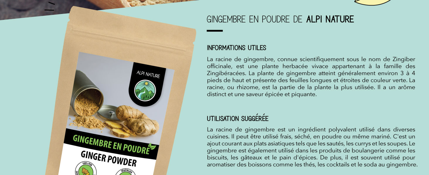 Ginger powder - Alpi Nature