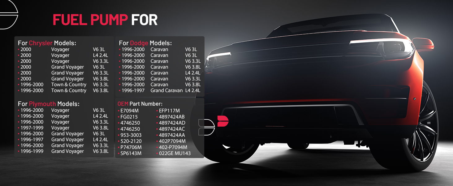 BDFHYK electric fuel pump