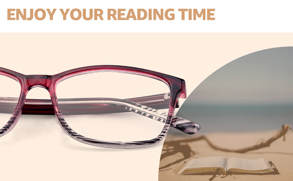 Natural Crystal Stone Lenses Reading Glasses Clear Real Glass Lenses Blue Light Blocking 