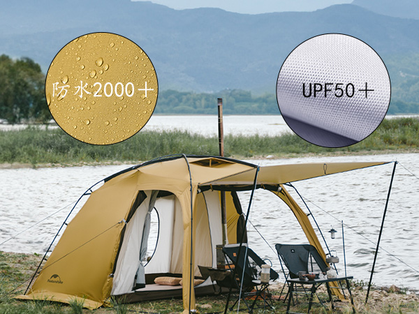 Naturehike テント 2ルーム Dune7.6 Naturehike Dune 7.6 アップグレード版 ドームテント 2ルーム