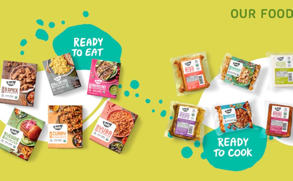 Hodo Extra Firm Organic Tofu Meatless substitute Plantbased protein Vegan