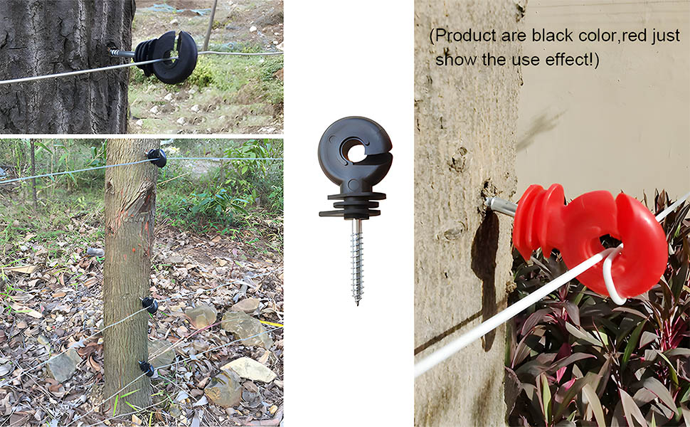 Electric Fence Insulator Screwin Insulator Fence Ring Wood