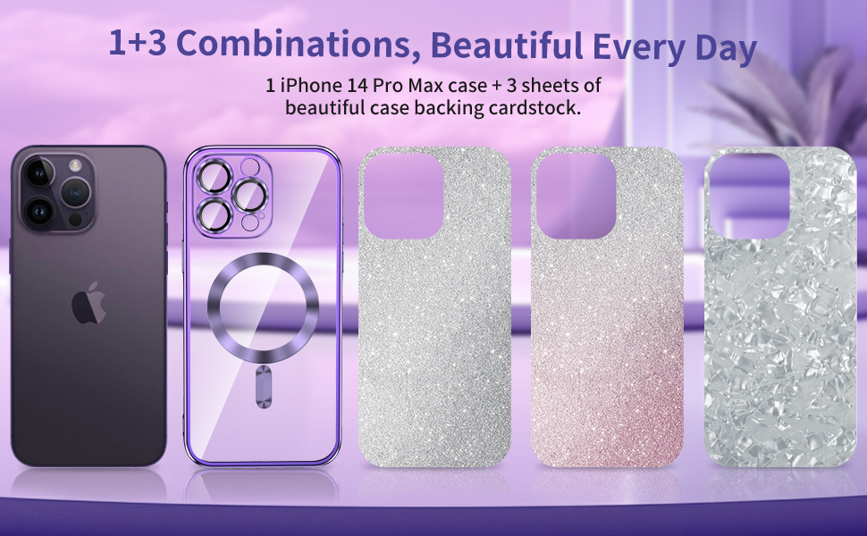 RLXQG Clear for iPhone 14 Pro Max Case for Magsafe [with Full Camera