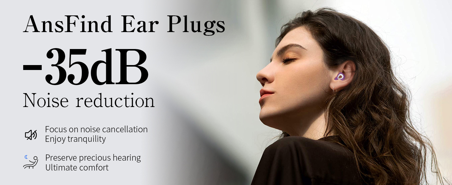 AnsFind Ear Plugs for Sleeping