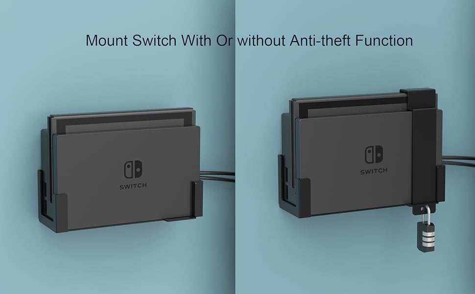 Amazon.com: Monzlteck Anti Theft Wall Mount for Nintend