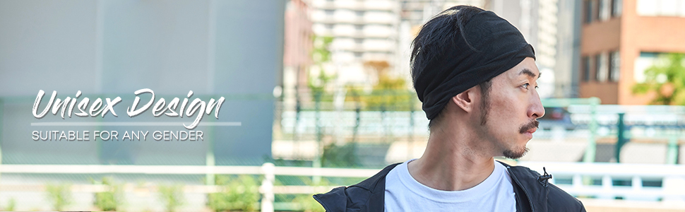 Black Organic Cotton Twist Turban Headband Made in Japan