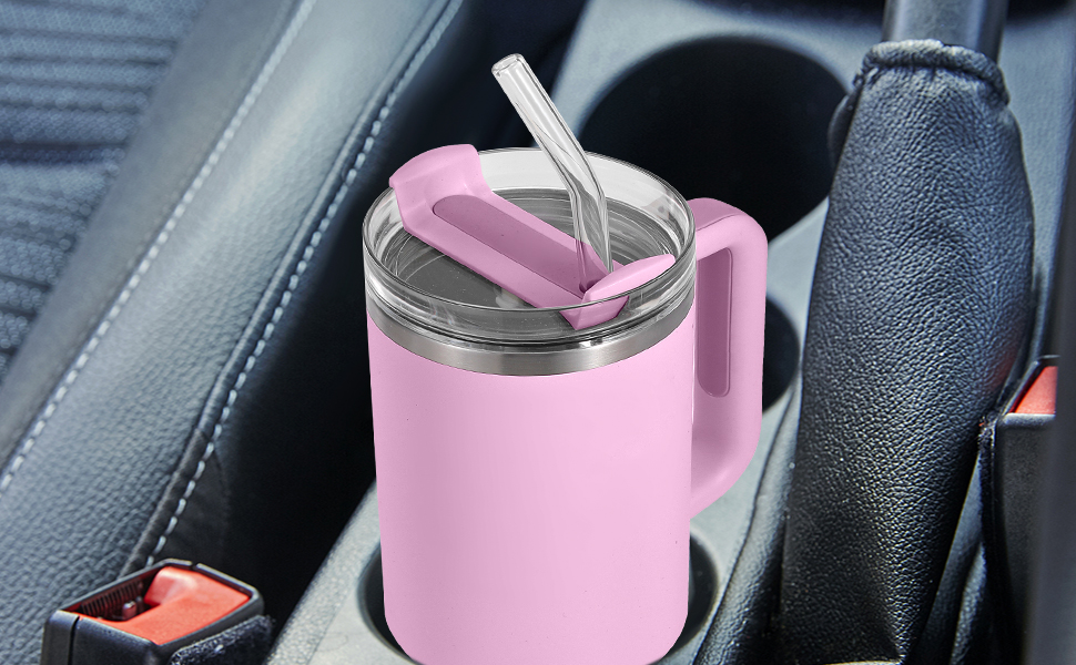 [12 Pcs] Reusable Glass Straws Shatter Resistant