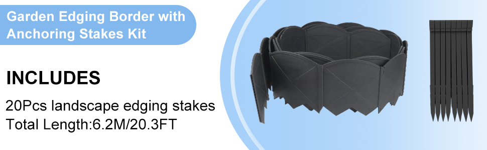 flower bed edging borders