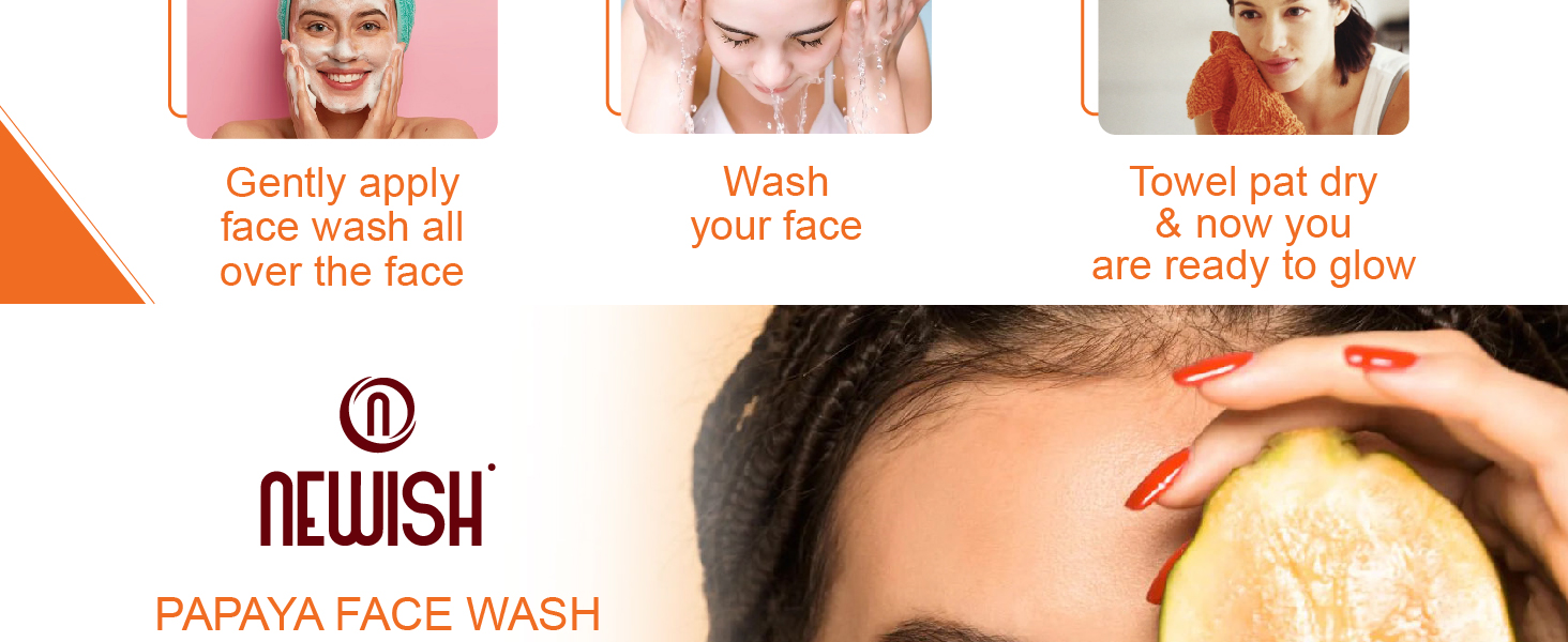 papaya face wash small, papaya face wash youth face, papaya face wash