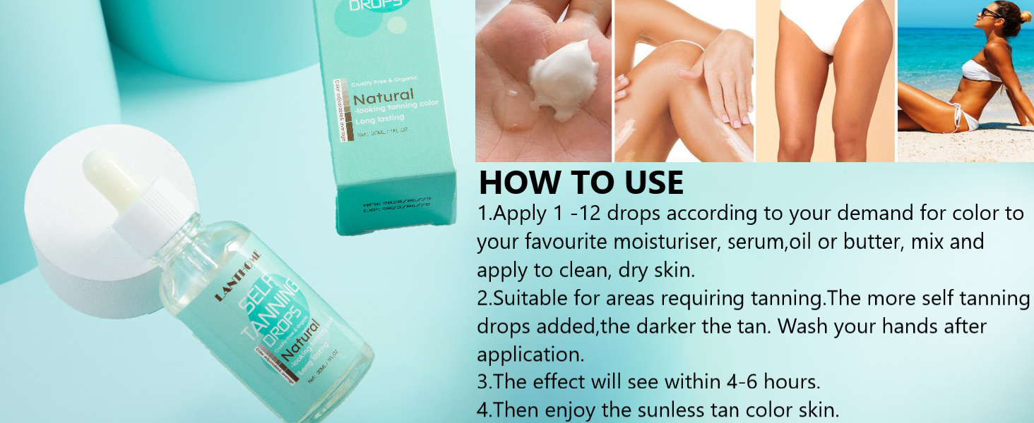 self tanner drops