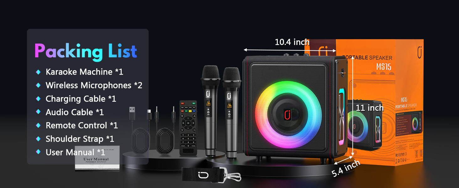 A variety of accessories to meet daily needs (no power adapter)