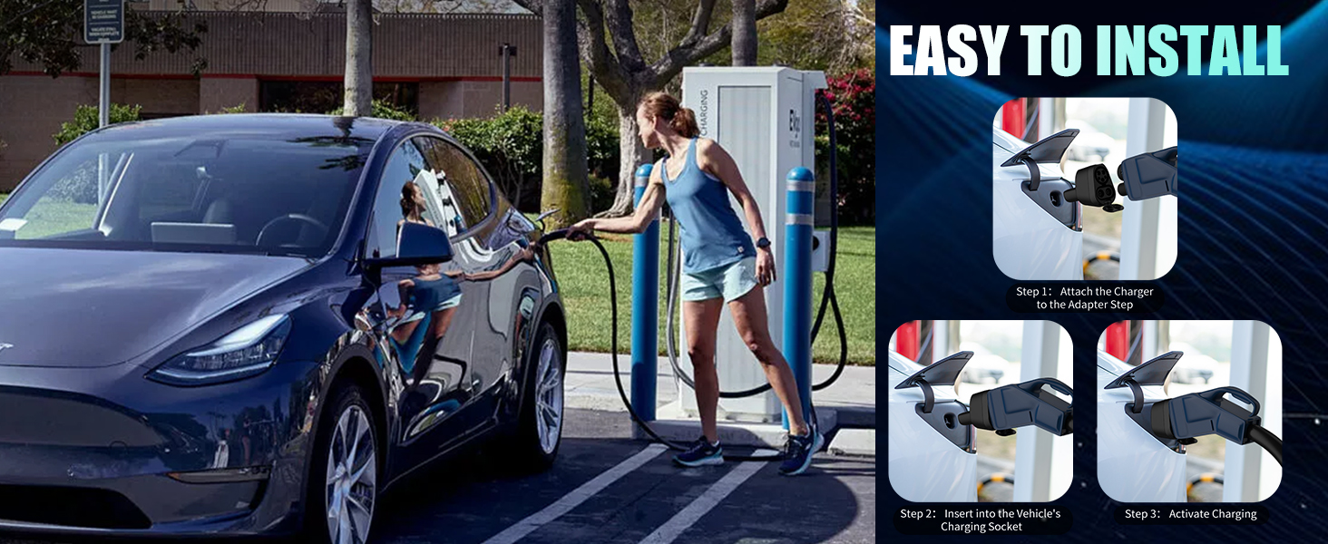tesla charger adapter
