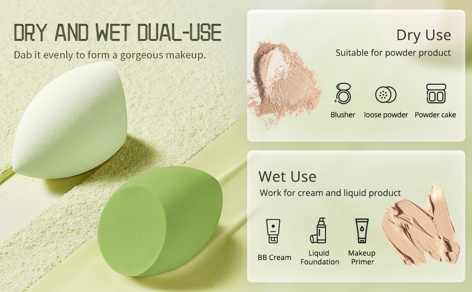 Makeup Sponges, Foonbe Foundation Blending Beauty Sponge