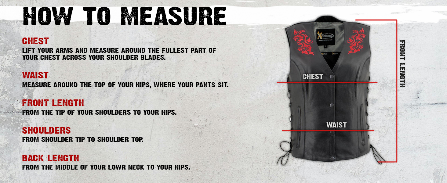 ladies woman womens leather biker motorcycle gear vest sleeveless top mom sister wife mother