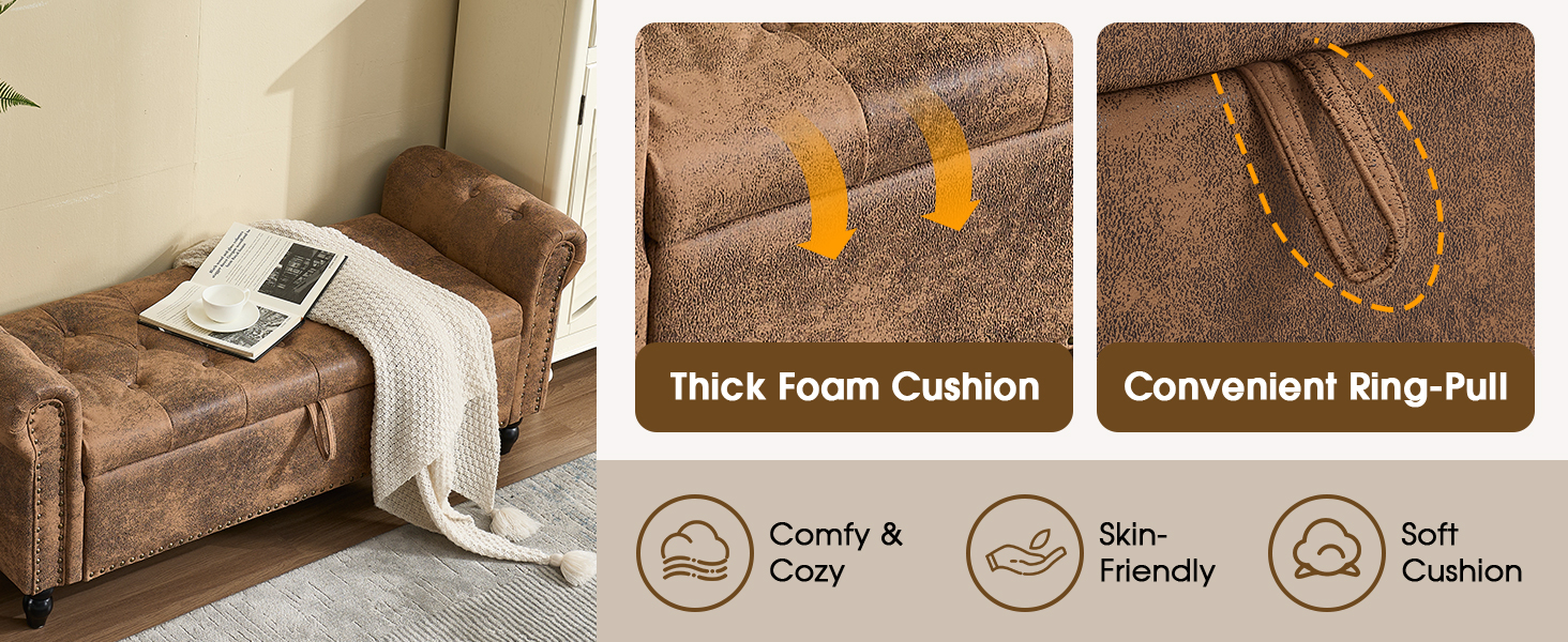 Storage Ottoman Bench