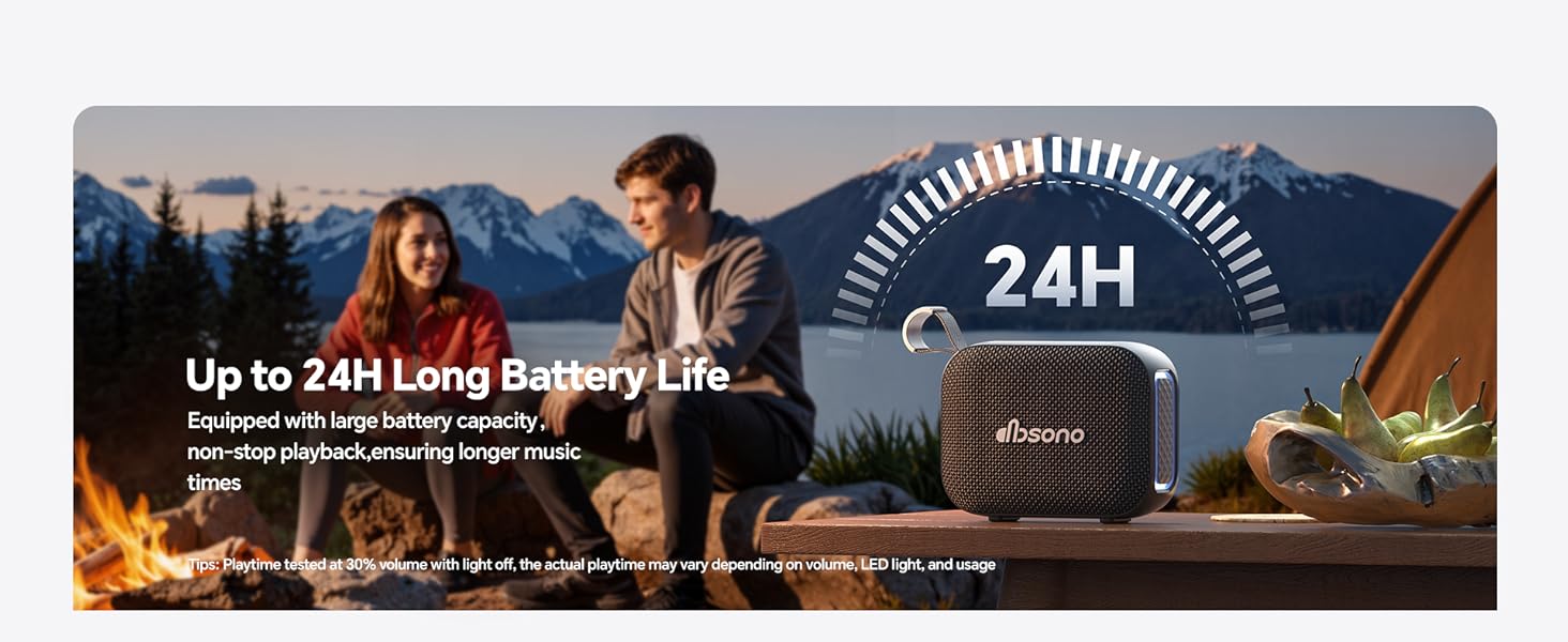 24H Long battery Life