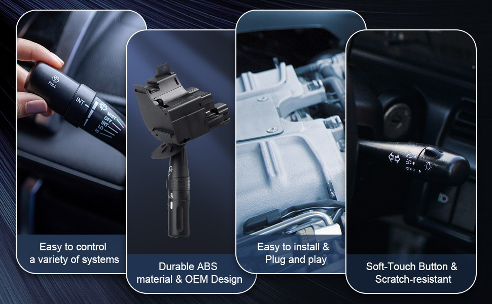 ANAFTULY Headlight Turn Signal Switch Replacement for