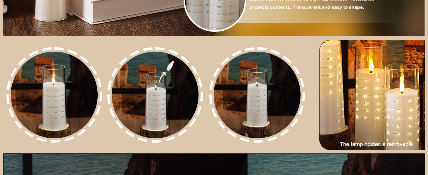 flameless candles with remote