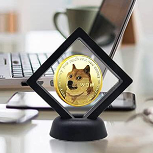 Dogecoin Commemorative Coin Gold Plated Doge Coins Limited Edition Collectible Coin
