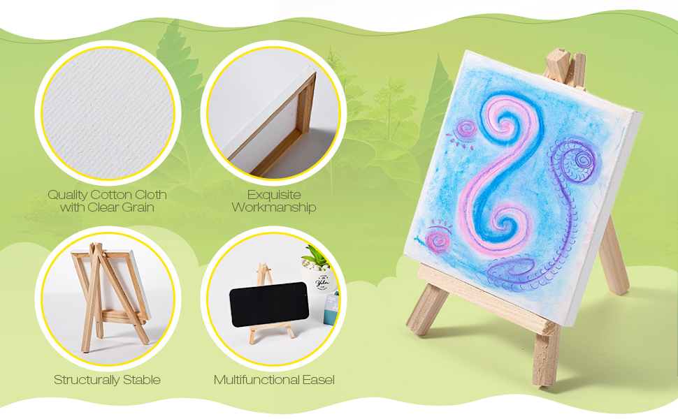 Watercolor Paint Sets Mini Paint Set 4x4 Small Painting