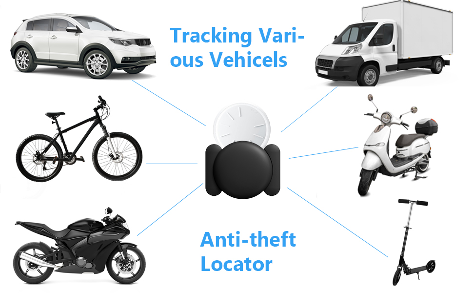 GPS Tracker for Vehicles,Mini Hidden Car Tracker with Magnetic Case ...