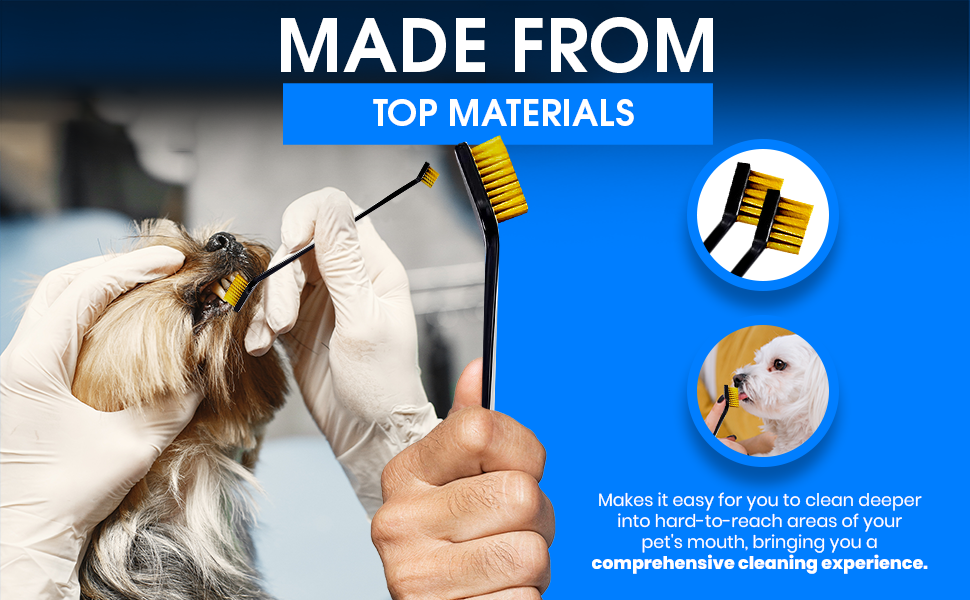 Upgraded Version Dog Toothbrush New 8Pack, Pet Cat