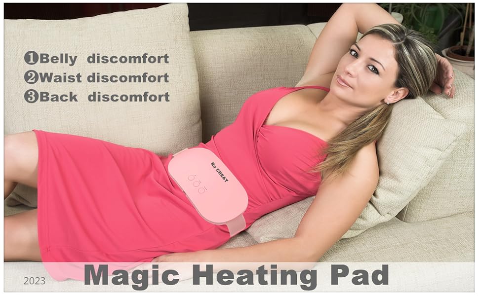 Portable Cordless Heating Pad,Menstrual Heating Pad,Fast