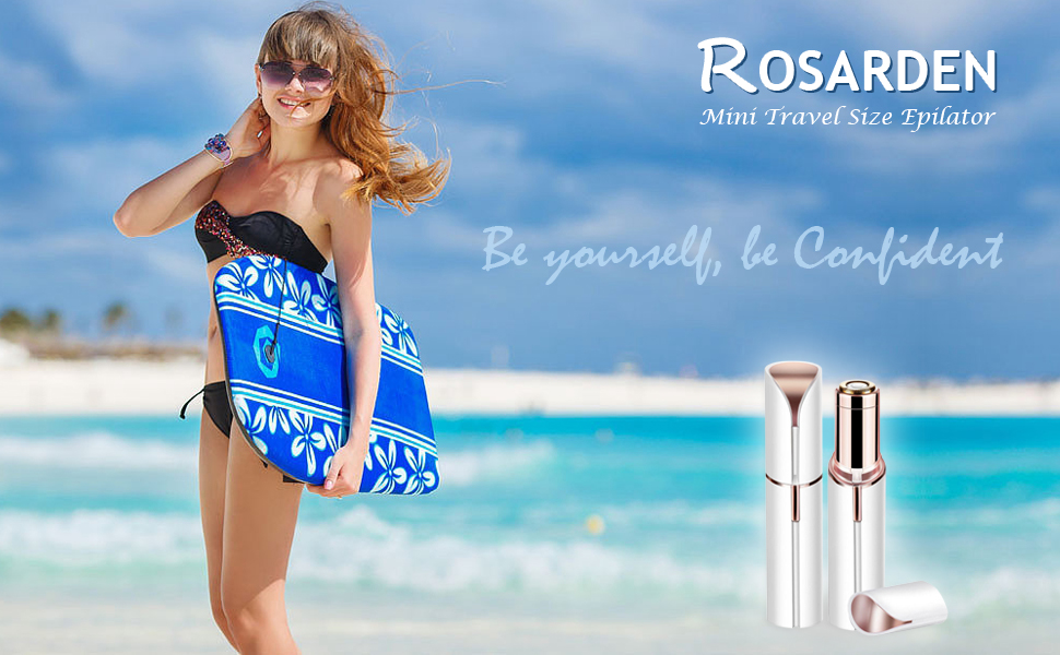 Mini travel size epilator hair remover