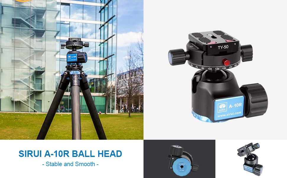 SIRUI A10R Professional Ball Head with GearSupported Locking Capacity