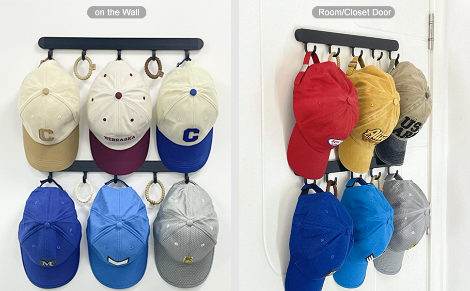 hat racks for baseball caps