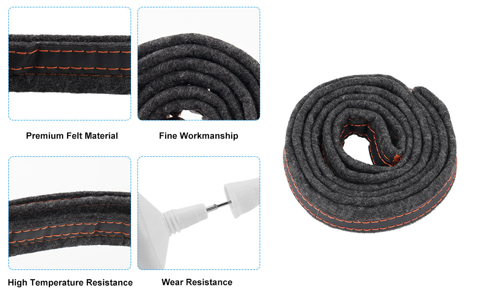 WP280114 Dryer Drum Felt Seal Replacement Whirlpool Kenmore