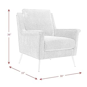 Bowery Hill Fabric Upholstered Accent Chair in Blush Pink