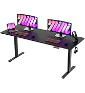 Monomi Electric Standing Desk, 79 x 31.5 inches Height Adjustable, Ergonomic Home Office Sit Stan...