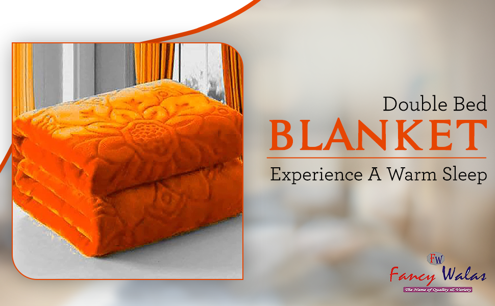 Buy Fancy Walas Presents Velvet Floral Embossed Super Soft Heavy Double