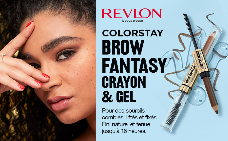 Crayon et Gel à sourcils teintés, lifter, combler fixer les sourcils