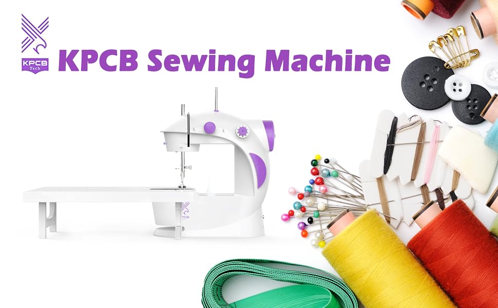 KPCB Sewing Machine Mini Size with Extension Table Electric Sewing