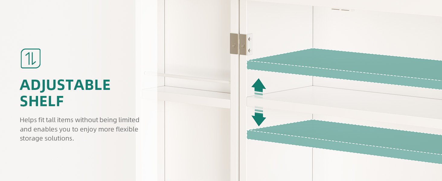 pantry cabinet with shelves