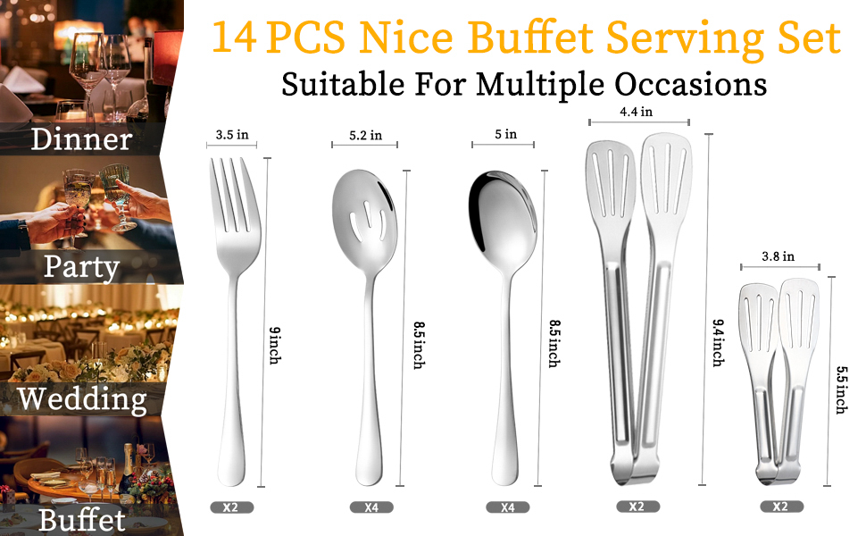 Stainless Steel Serving Set