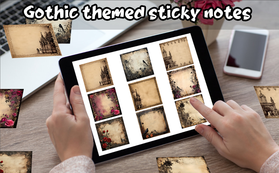 Gothic Style Sticky Notes