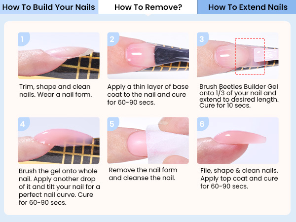 Teach you how to make &amp; remove nails