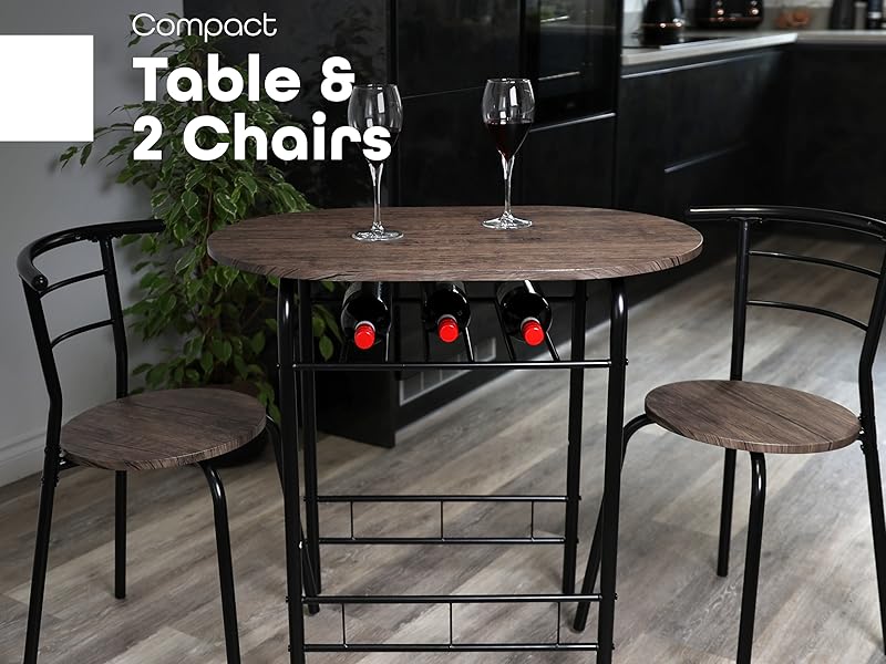 compact dining table and chairs set, dining table for 2, small kitchen table and chairs set