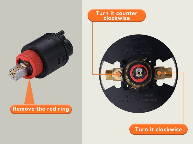 Shower Faucet Set with Tub, ARCORA Matte Black Shower Trim Kit with Tub