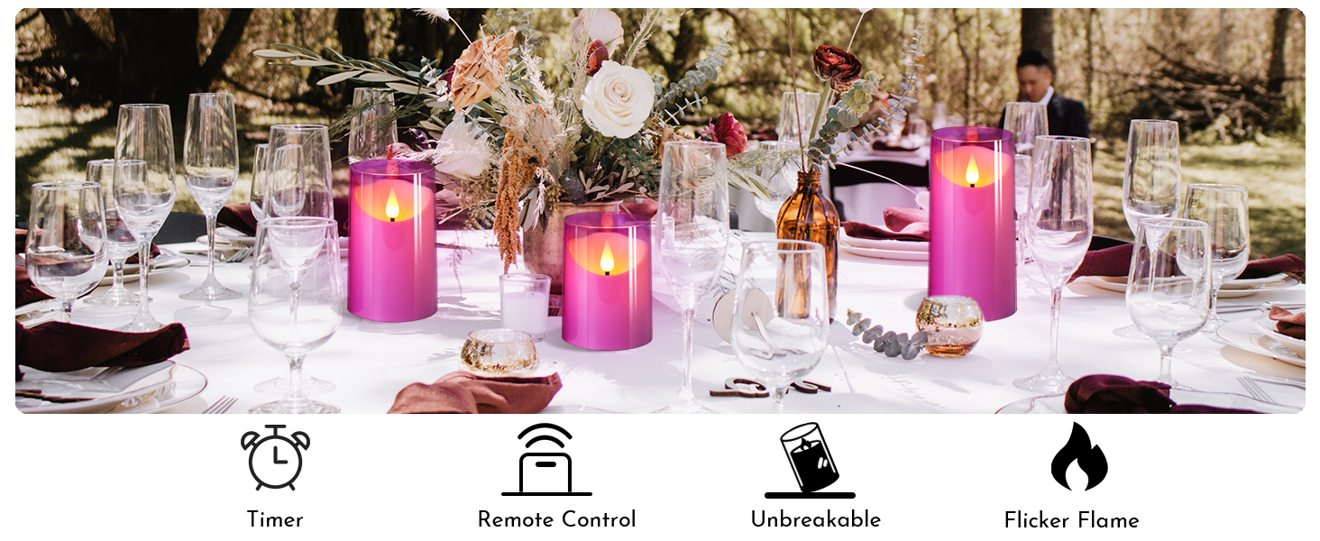purple candle