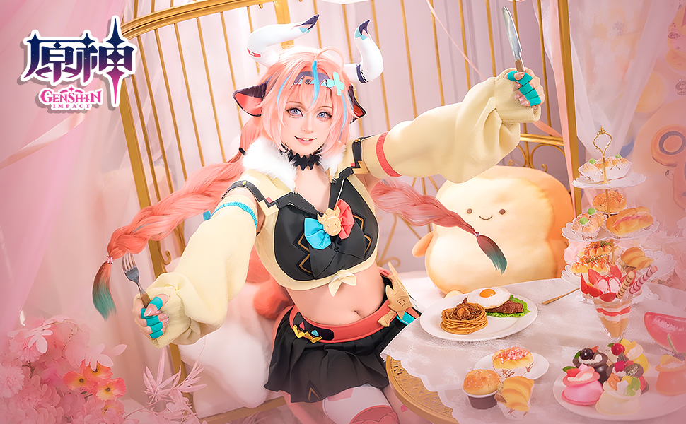 Amazon.co.jp: [Sieberg] 原神 ヴァレサ コスプレ 衣装 新キャラ