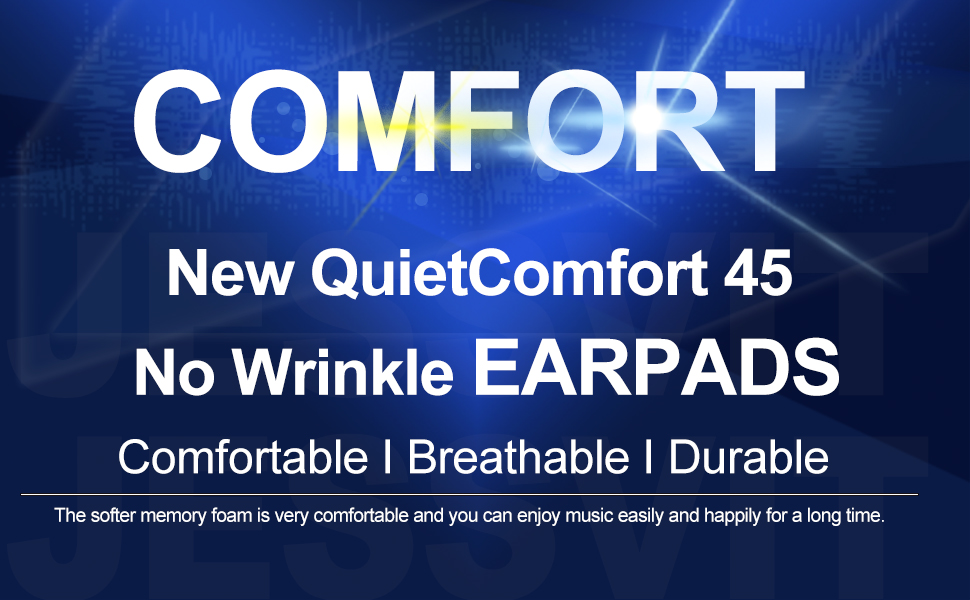 45 QC45 Earpads Replacement, Compatible with 45, Quiet