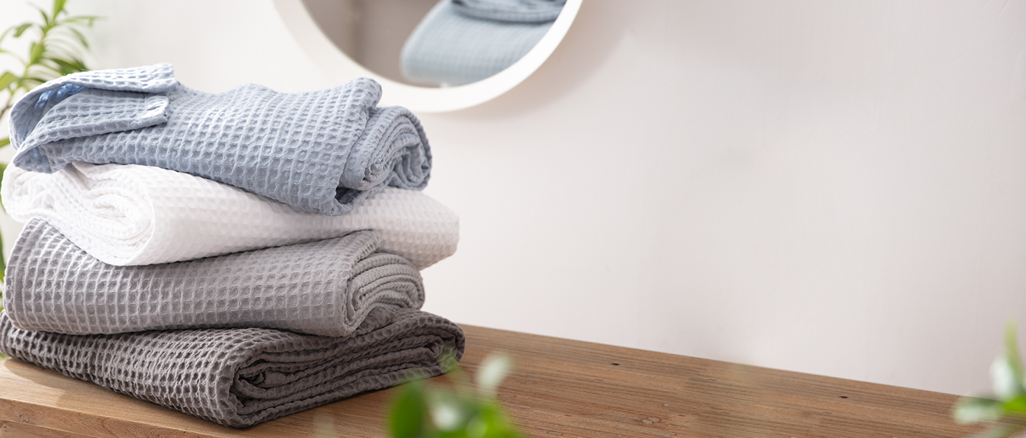 GRT Waffle Weave Blanket Queen Size for Bed Soft