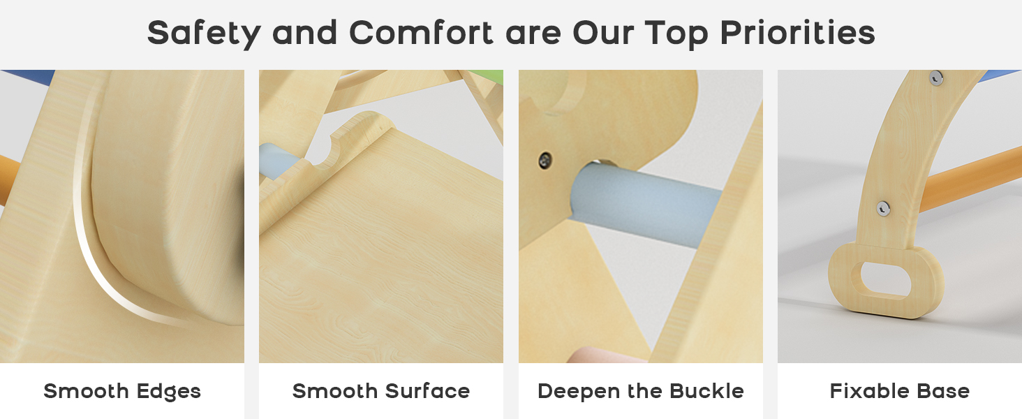 BanaSupe pikler triangle set, Baby climbing activity center, Montessori climbing toys