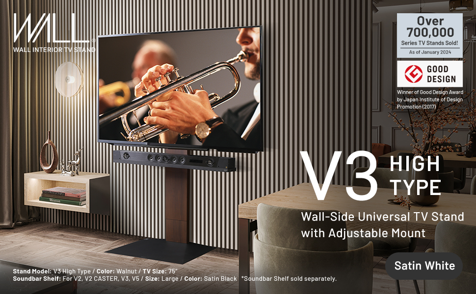 Amazon.com: WALL V3 High Type | Sleek 32-80 Inch Universal