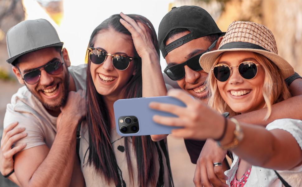 Cordking Designed for iPhone 13 Pro Case, Silicone Ultra